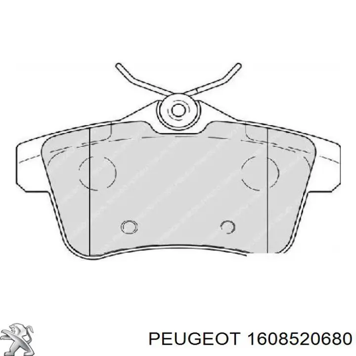 Pastillas traseras de freno Peugeot/Citroen 1608520680 precio, desde 27,44 EUR