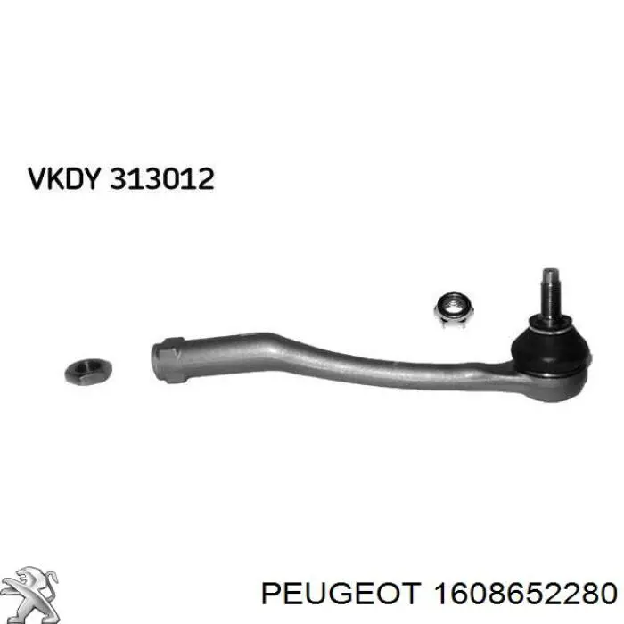 1608652280 Peugeot/Citroen rótula barra de acoplamiento exterior
