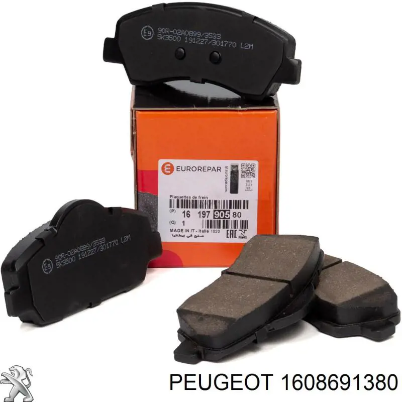 Pastillas de freno delanteras Citroen C4