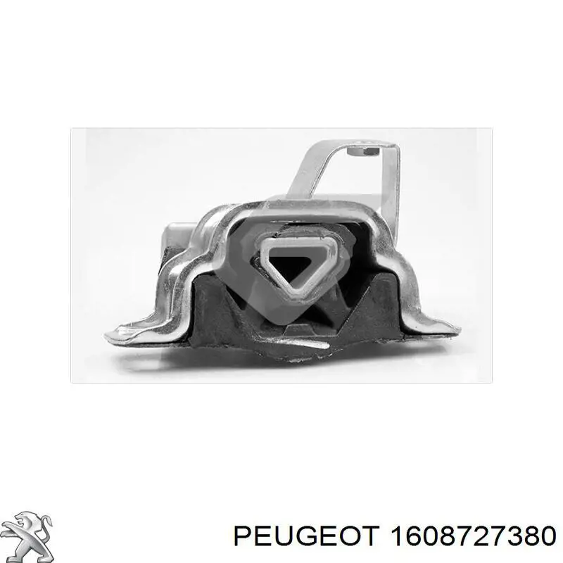 Soporte de motor trasero izquierdo 1608727380 Peugeot/Citroen