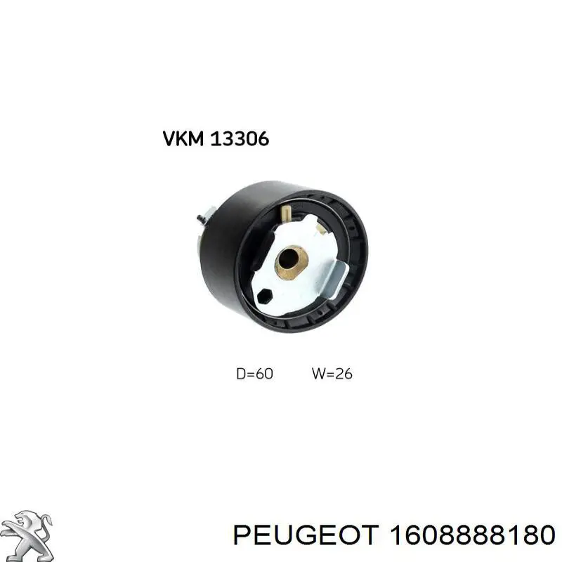 1608888180 Peugeot/Citroen tensor de correa poli v