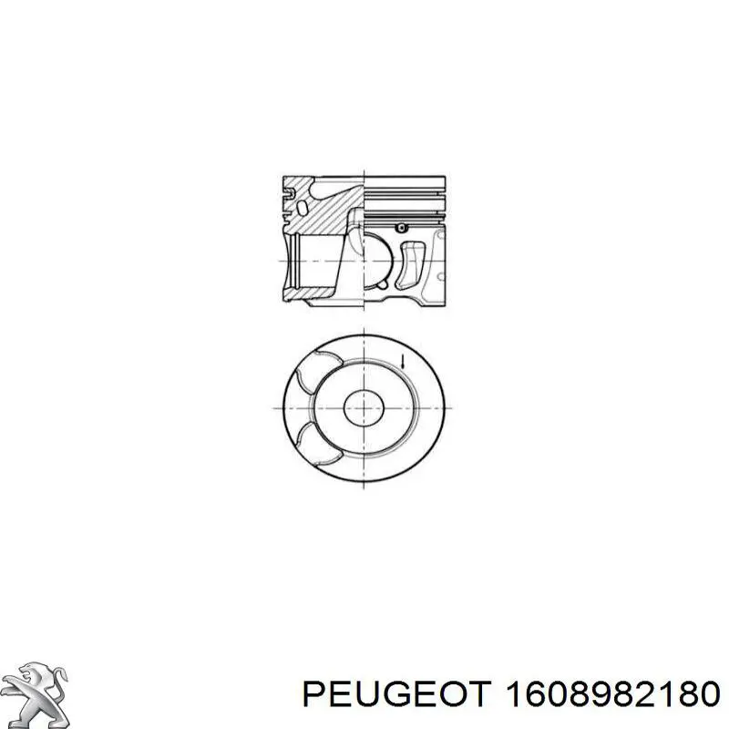 Pistón completo para 1 cilindro, STD para Peugeot Expert (VF3V)