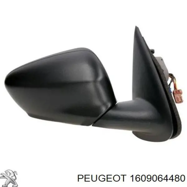 1609064480 Peugeot/Citroen espejo retrovisor derecho