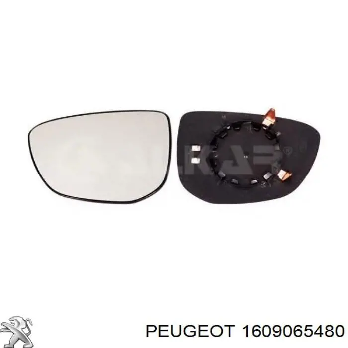 Comprar 1609065480 Peugeot/Citroen Cristal de espejo retrovisor exterior izquierdo