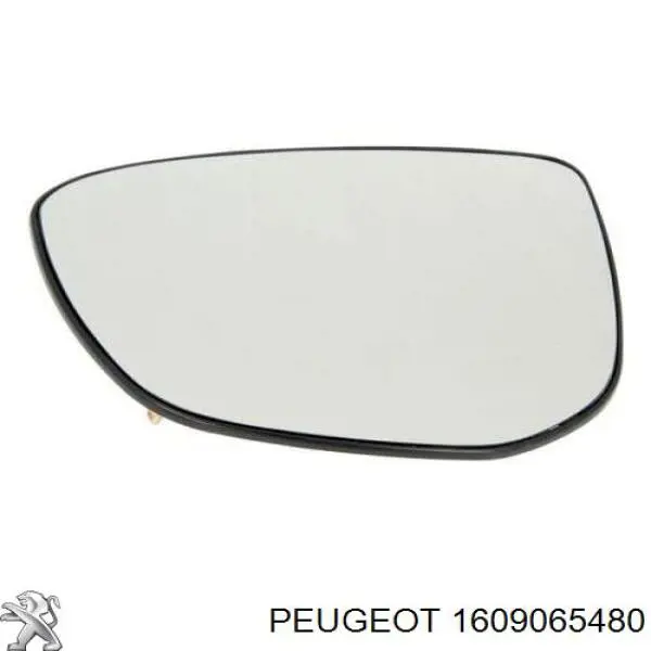 1609065480 Peugeot/Citroen cristal de espejo retrovisor exterior izquierdo