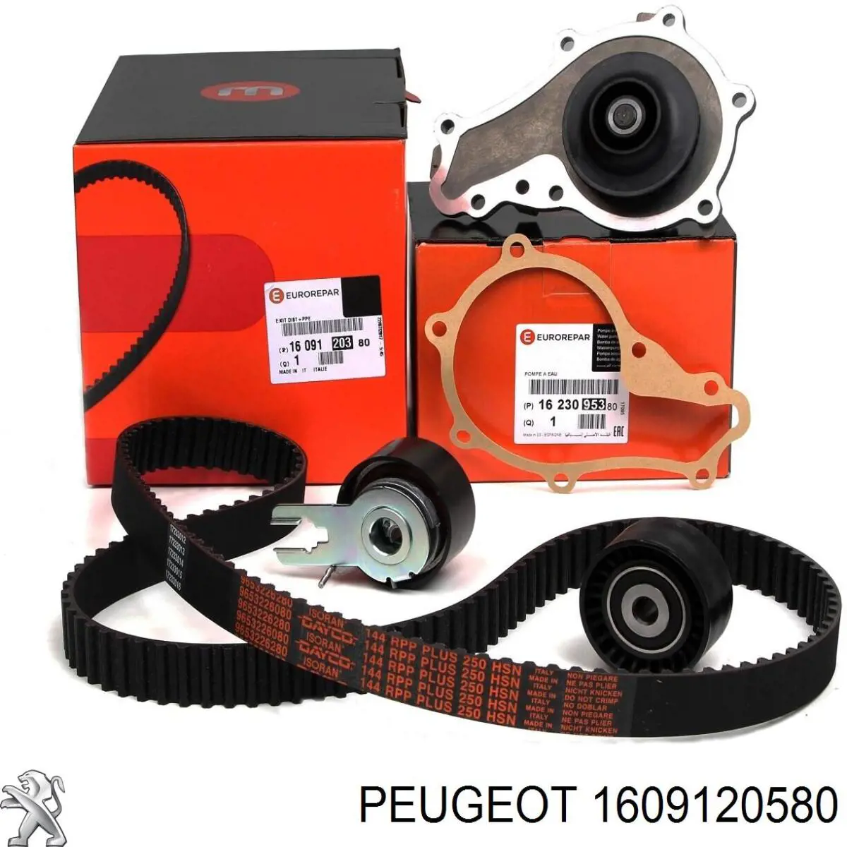 Kit de distribución 1609120580 Peugeot/Citroen