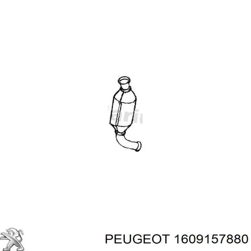 1609157880 Peugeot/Citroen Catalizador de gasolina y diésel