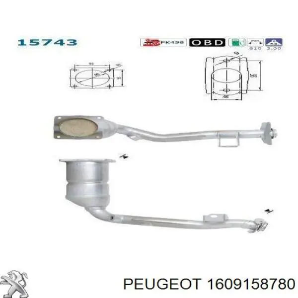 Convertidor catalítico Polcar CI6006T