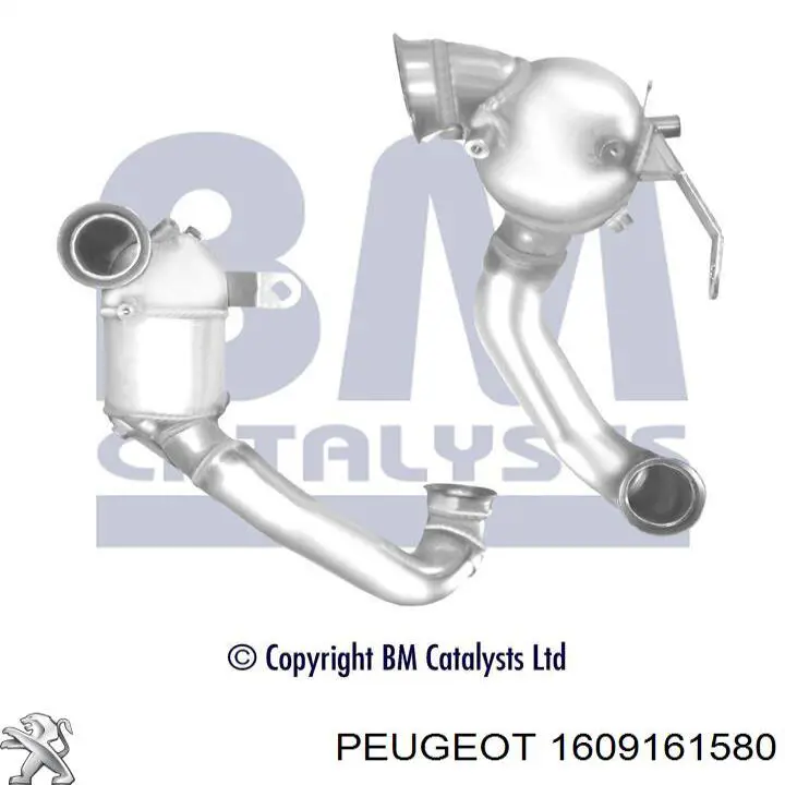 1609161580 Peugeot/Citroen Catalizador de gasolina y diésel
