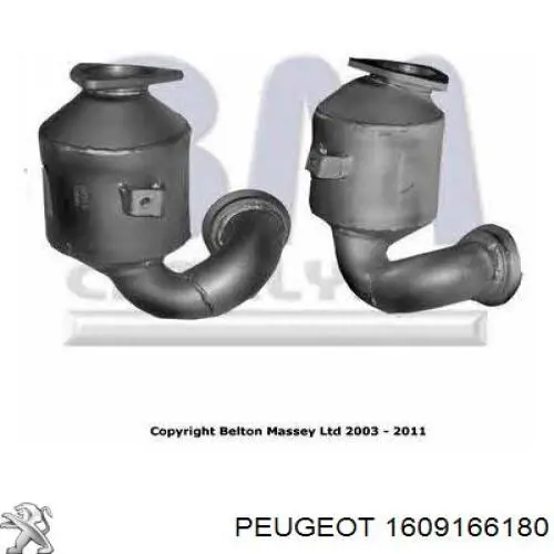 Comprar 1609166180 Peugeot/Citroen Catalizador