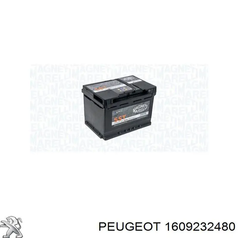 Batería 1609232480 Peugeot/Citroen