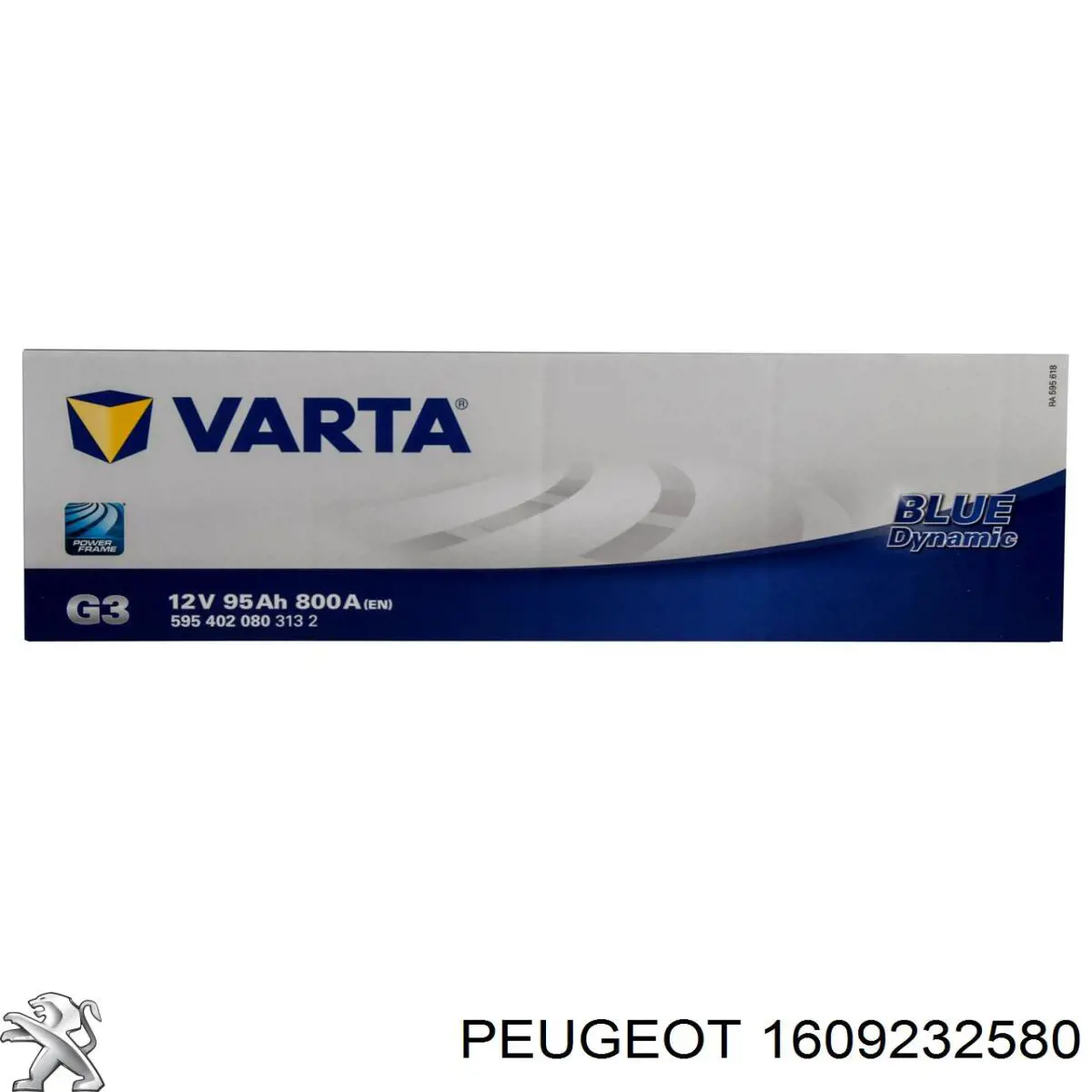 Comprar 1609232580 Peugeot/Citroen Batería de coche