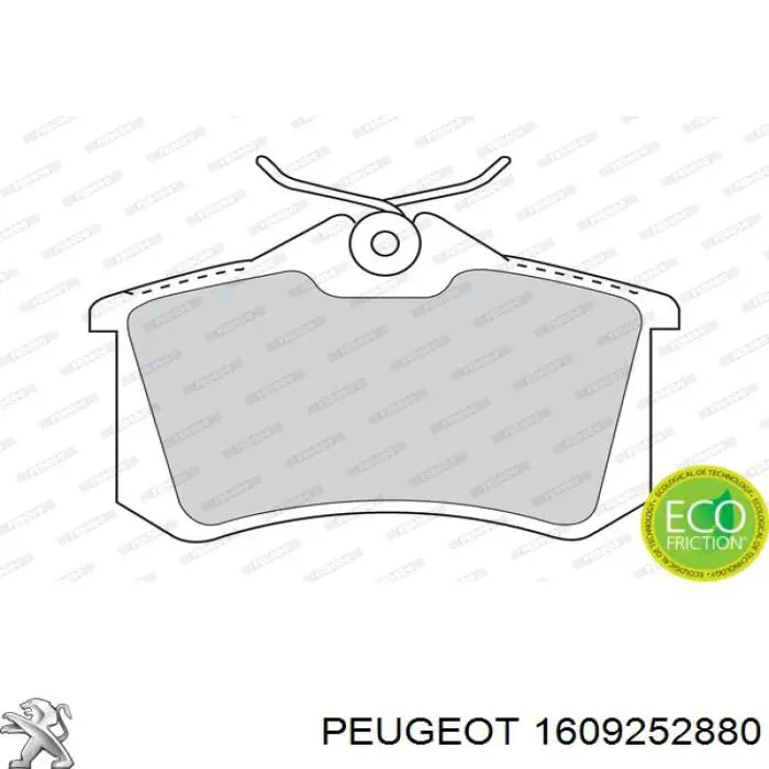 Pastillas traseras de freno Peugeot/Citroen 1609252880 precio, desde 18,53 EUR