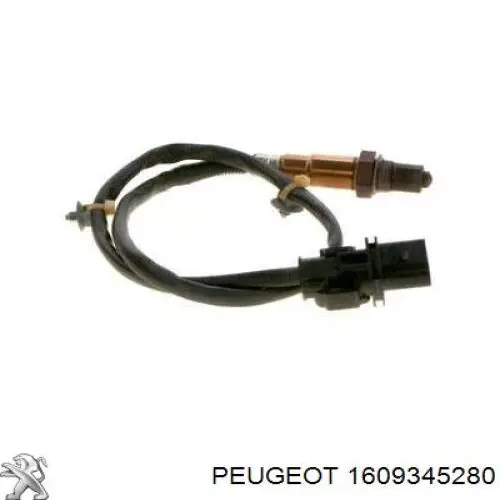 1609345280 Peugeot/Citroen sonda lambda sensor de oxigeno para catalizador