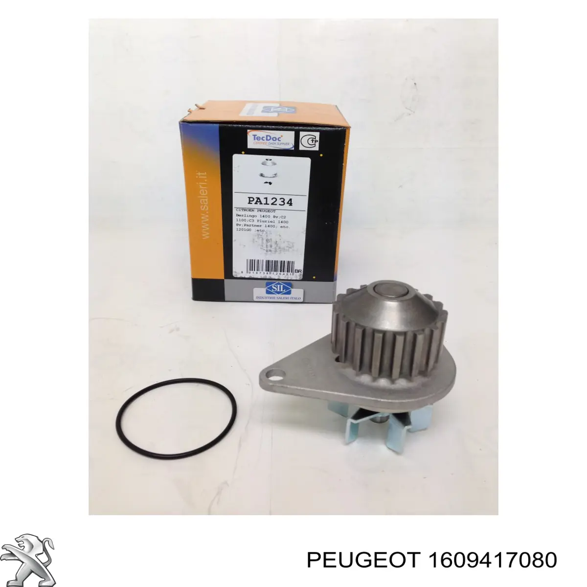 Bomba de agua 1609417080 Peugeot/Citroen