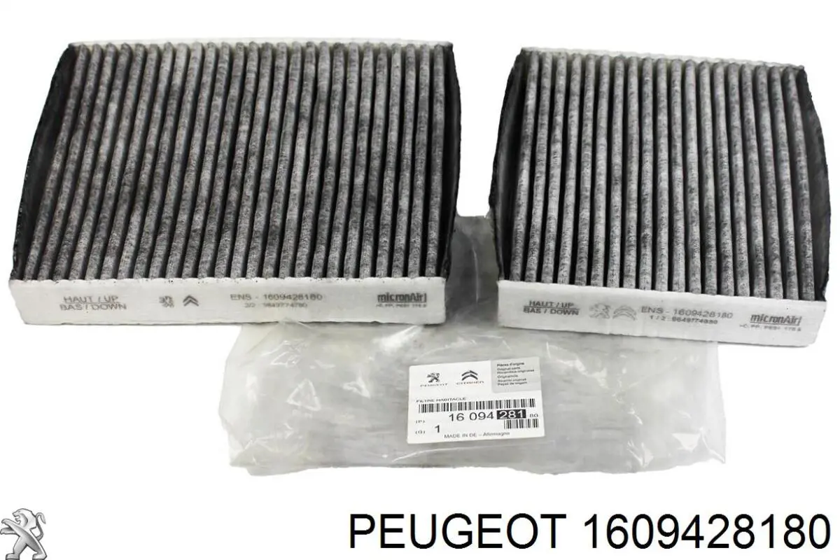 Comprar 1609428180 Peugeot/Citroen Filtro de aire del habitáculo