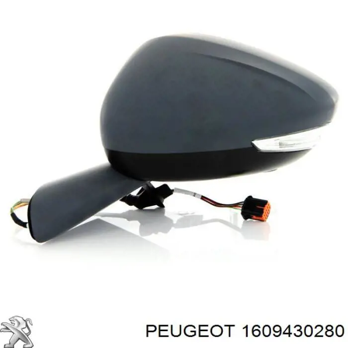 1609430280 Peugeot/Citroen Espejo retrovisor izquierdo