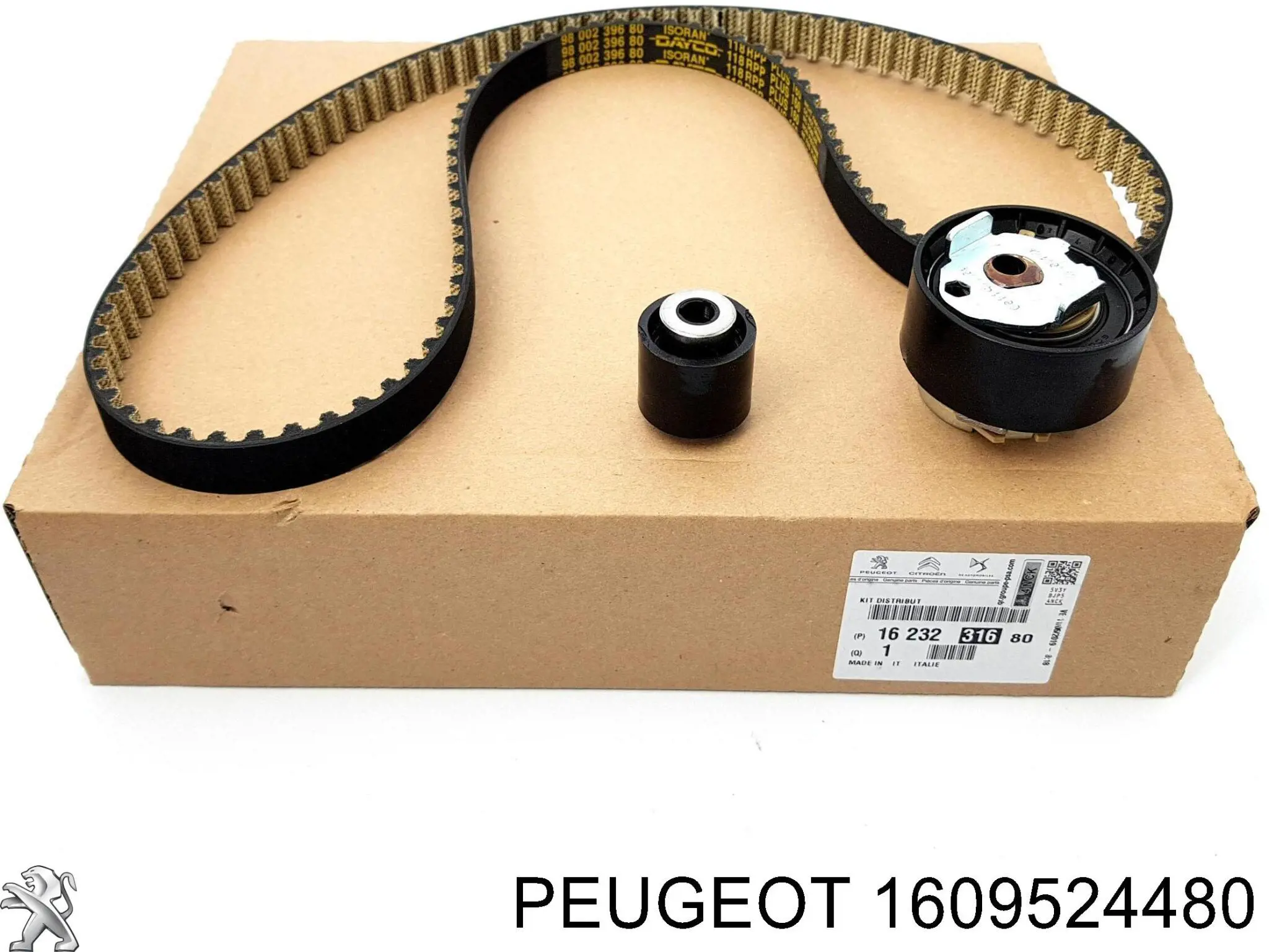 1609524480 Peugeot/Citroen kit correa de distribución