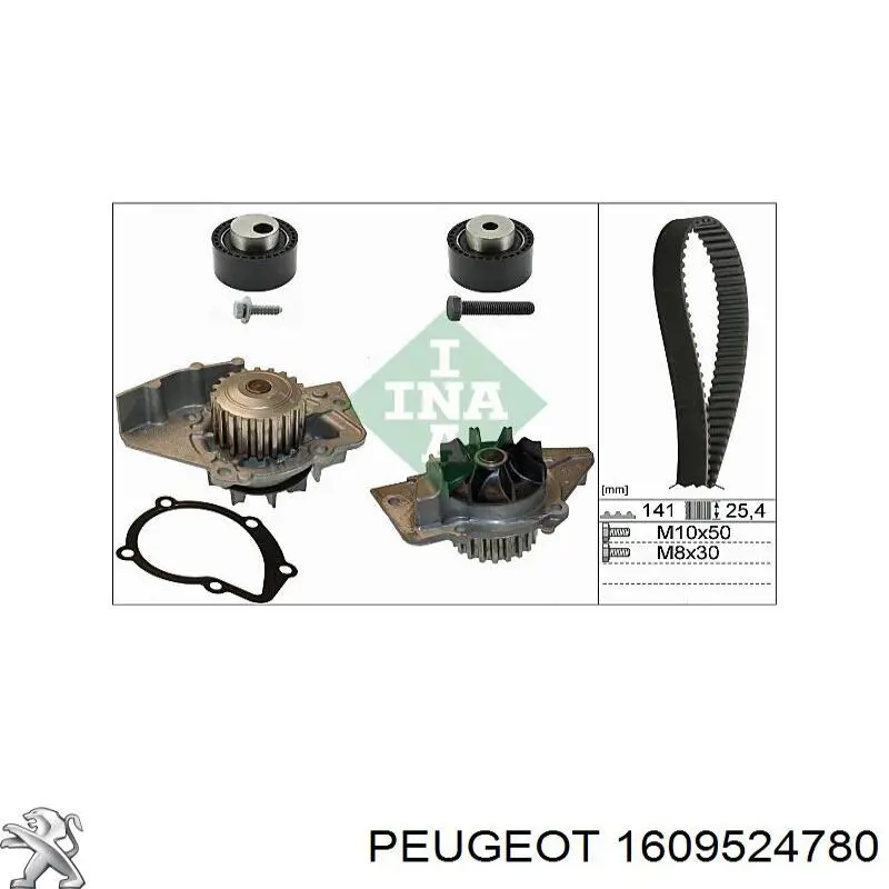 Juego de correas dentadas Peugeot/Citroen 1609524780 precio, desde 75,44 EUR