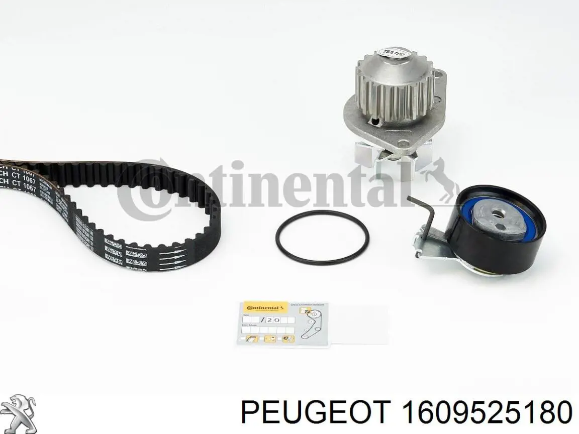 1609525180 Peugeot/Citroen kit de correa de distribución