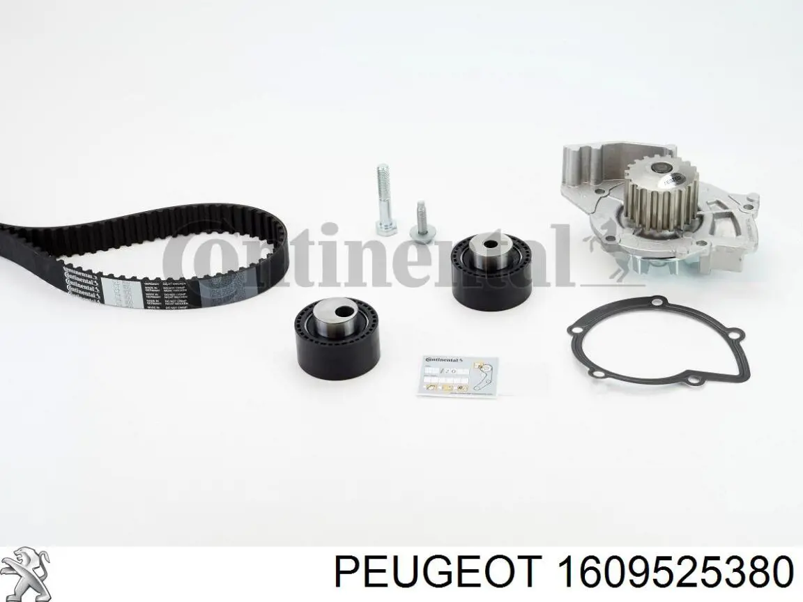 1609525380 Peugeot/Citroen kit correa de distribución