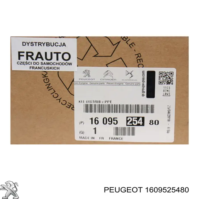Comprar 1609525480 Peugeot/Citroen Kit de correa de distribución