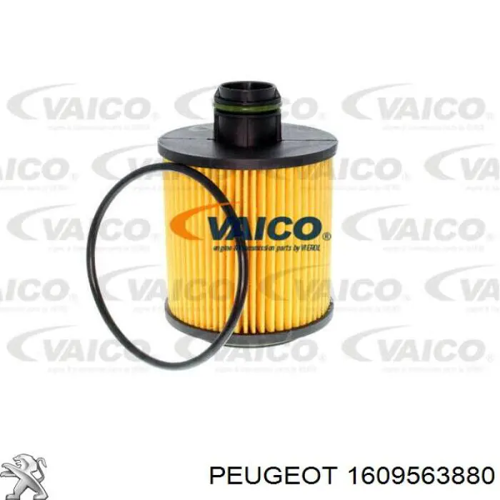 1609563880 Peugeot/Citroen filtro de aceite