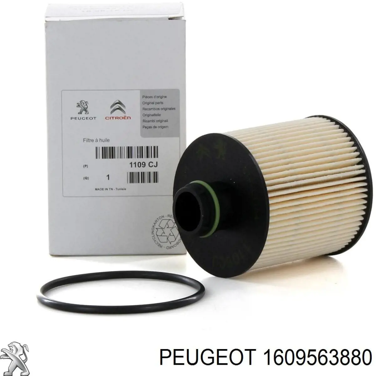 Filtro de aceite motor Peugeot/Citroen 1609563880