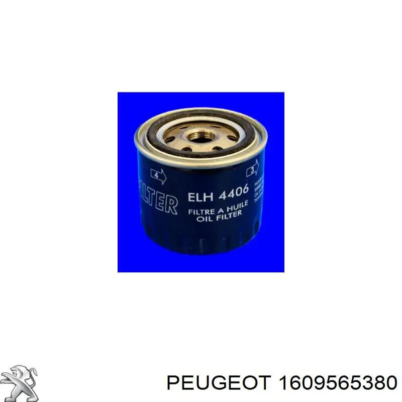 1609565380 Peugeot/Citroen filtro de aceite