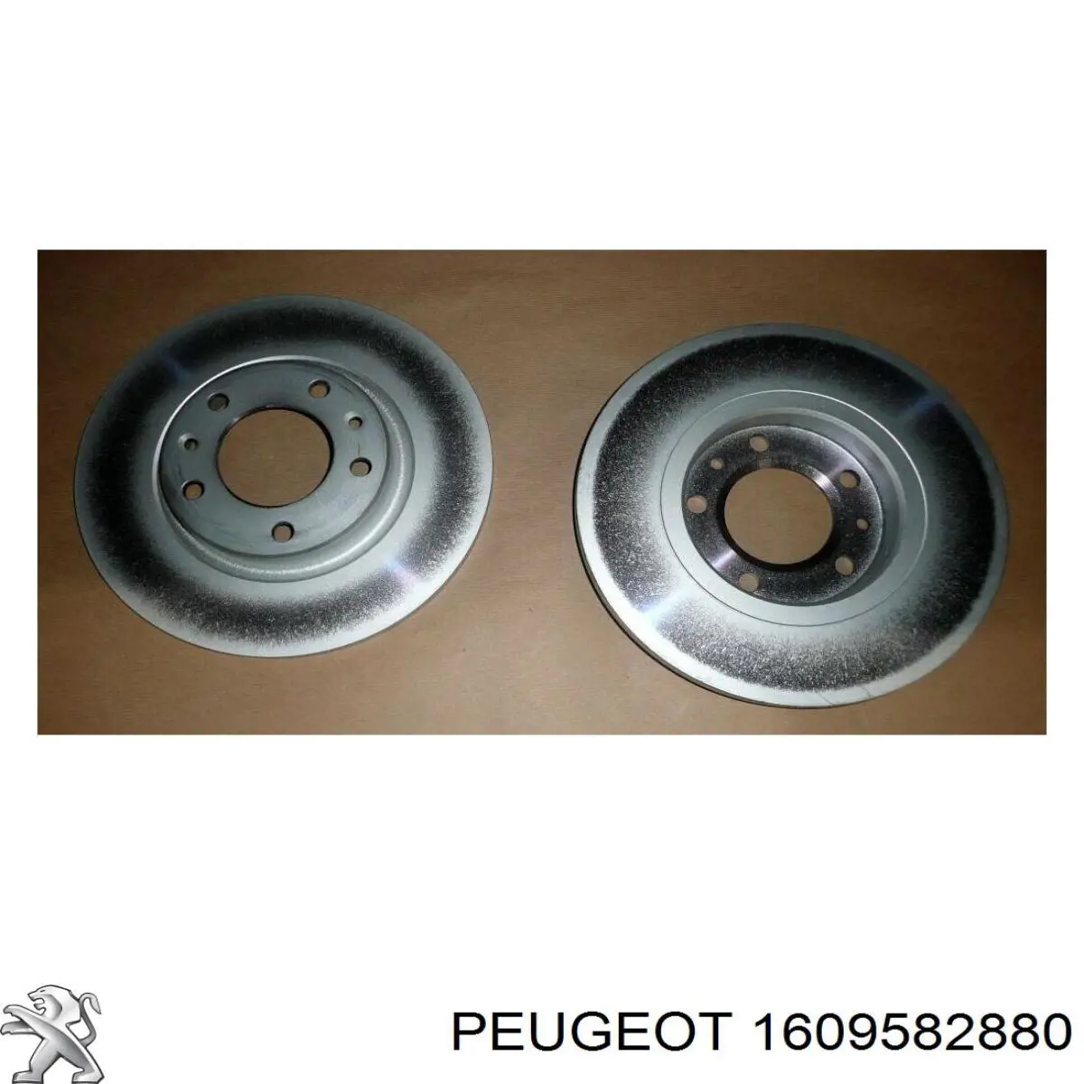 Disco de freno trasero 1609582880 Peugeot/Citroen