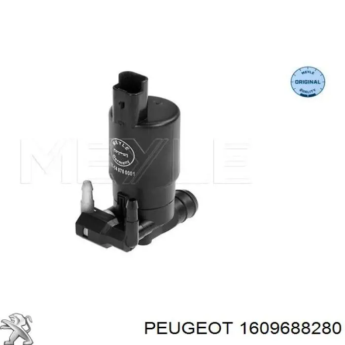 Bomba de agua limpiaparabrisas, delantera Peugeot/Citroen 1609688280 precio, desde 13,09 EUR