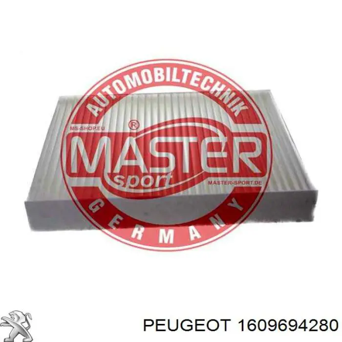 1609694280 Peugeot/Citroen filtro habitáculo