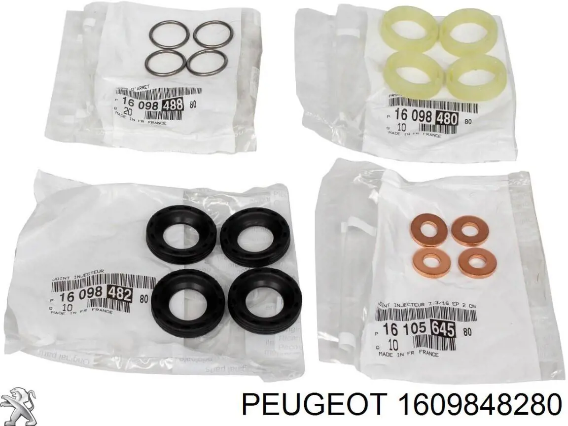 Junta de inyectores 1609848280 Peugeot/Citroen
