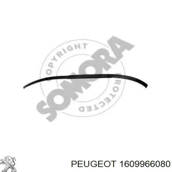 Cobertura de parachoques, enganche de remolque, delantera  para Citroen C3 II A51