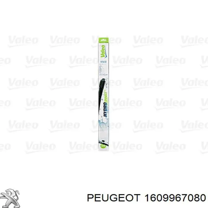 Escobilla del limpiaparabrisas del lado del conductor Peugeot/Citroen 1609967080 precio, desde 12,92 EUR