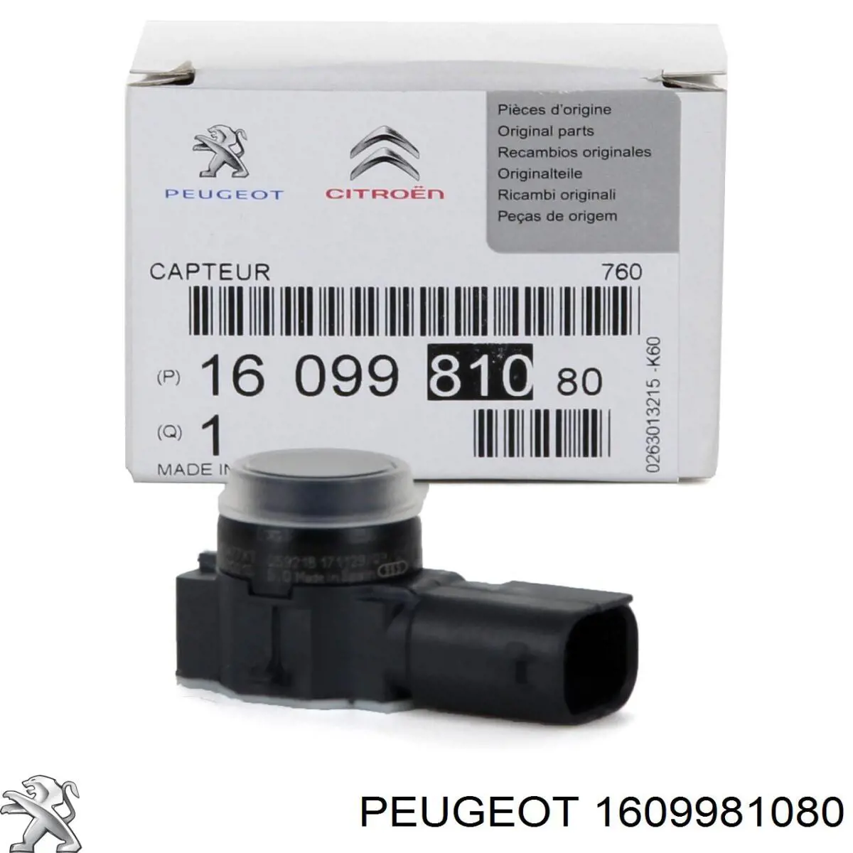 Sensor de estacionamiento delantero Peugeot/Citroen 1609981080 precio, desde 24,61 EUR