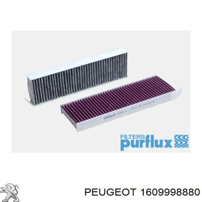 Filtro de cabina Peugeot/Citroen 1609998880 precio, desde 12,22 EUR