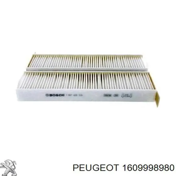 Filtro de cabina Peugeot/Citroen 1609998980 precio, desde 11,06 EUR