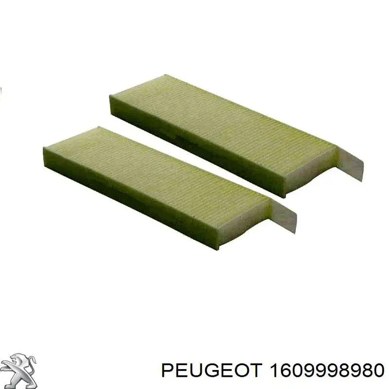 Comprar 1609998980 Peugeot/Citroen Filtro de aire del habitáculo