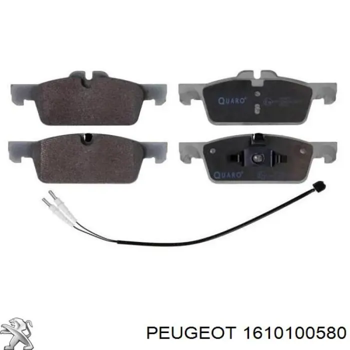Pastillas freno delanteras Peugeot/Citroen 1610100580 precio, desde 34,89 EUR
