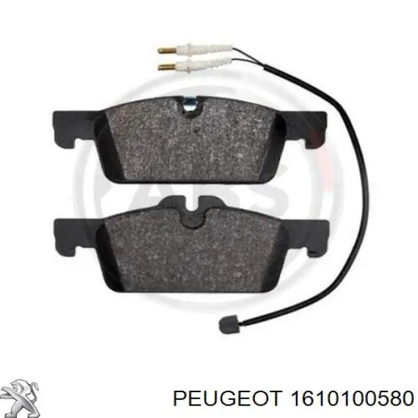 Comprar 1610100580 Peugeot/Citroen Pastillas delanteras de freno