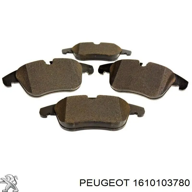Pastillas de freno delanteras Peugeot/Citroen 1610103780