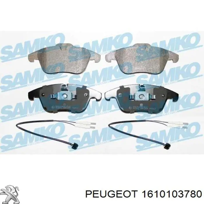 Comprar 1610103780 Peugeot/Citroen Pastillas delanteras de freno