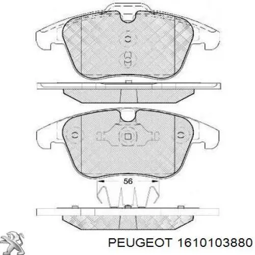 Comprar 1610103880 Peugeot/Citroen Pastillas delanteras de freno