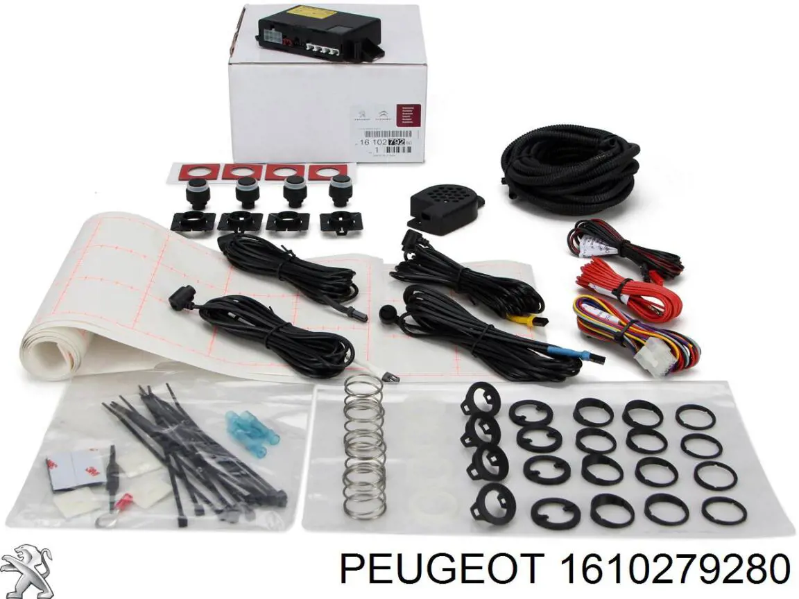 1610279280 Peugeot/Citroen Kit de instalación de sensores de aparcamiento