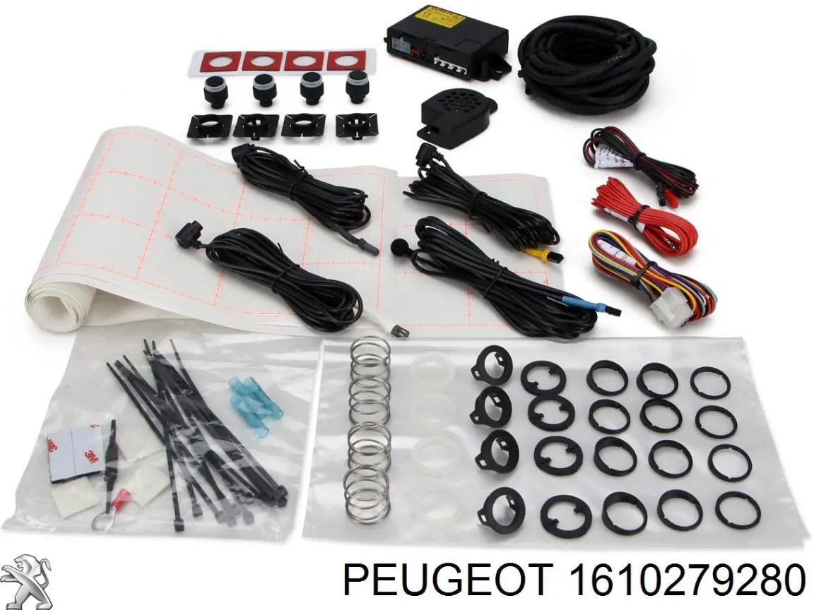 Comprar 1610279280 Peugeot/Citroen Kit de instalación de sensores de aparcamiento