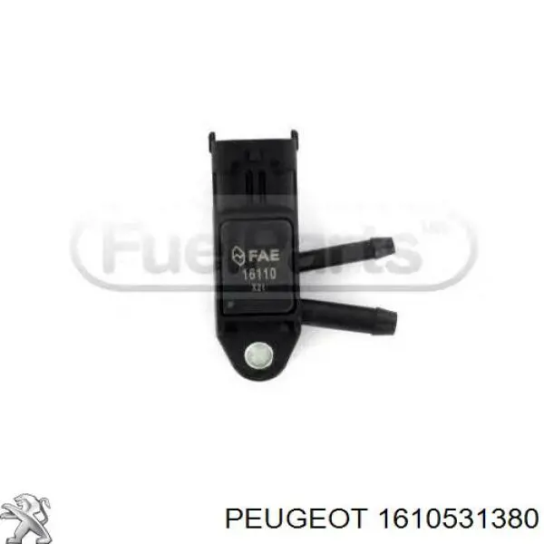 1610531380 Peugeot/Citroen Sensor de presion de escape
