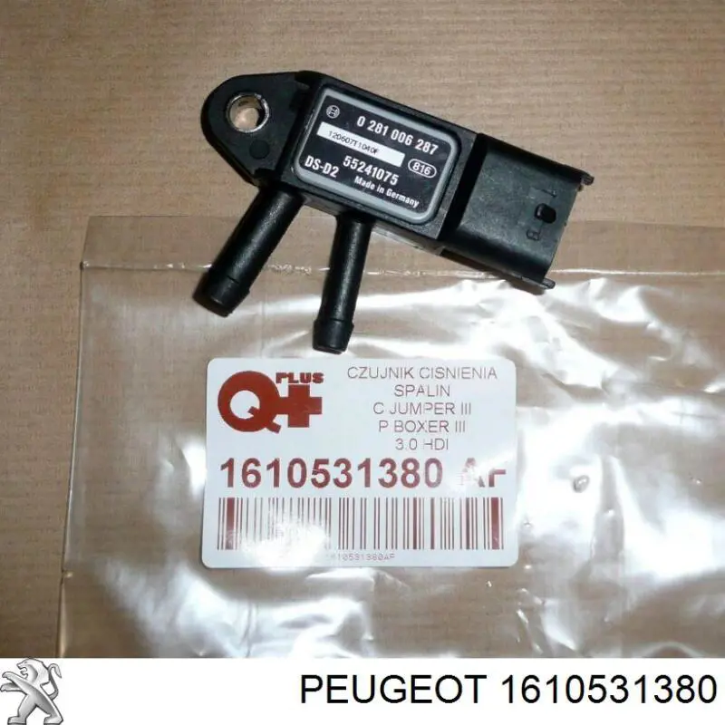 Sensor de presion gases de escape 1610531380 Peugeot/Citroen