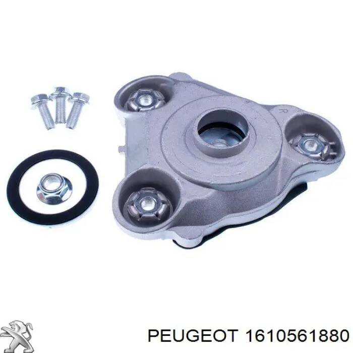 1610561880 Peugeot/Citroen soporte amortiguador delantero derecho