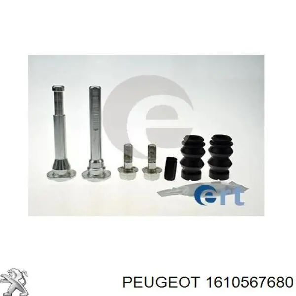 1610567680 Peugeot/Citroen soporte, pinza de freno delantera